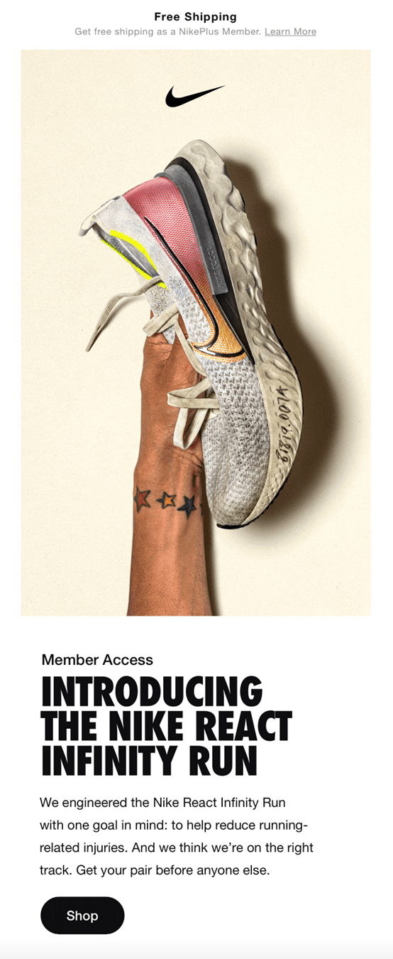 Email Automation Examples: Nike