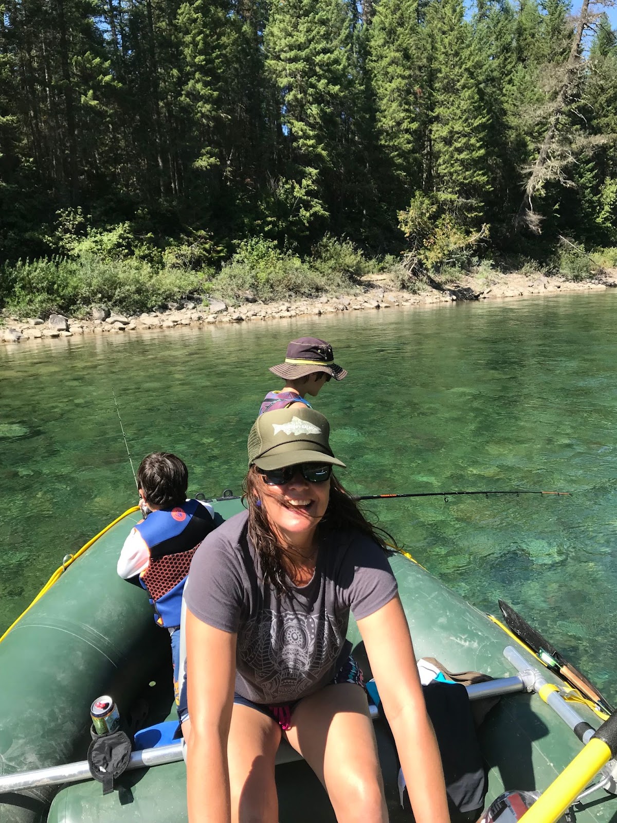 Erin Sexton and family fishing