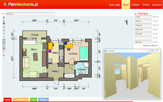floor plan creator with 3d virtual tour fastest floor plan software ...
