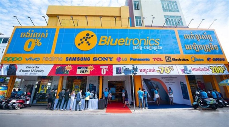 Điểm bán của Bluetronics tại Campuchia