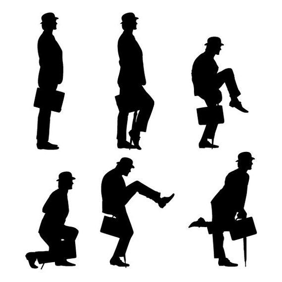 Ministry of Silly Walks 6 Postures - Etsy UK