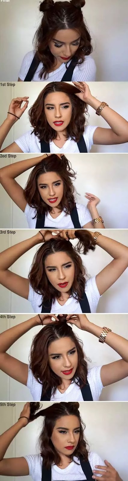 hairstyle for girls short hair