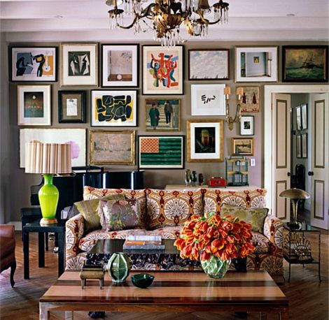 Eclectic Wall Decor Style is highly personal in character 