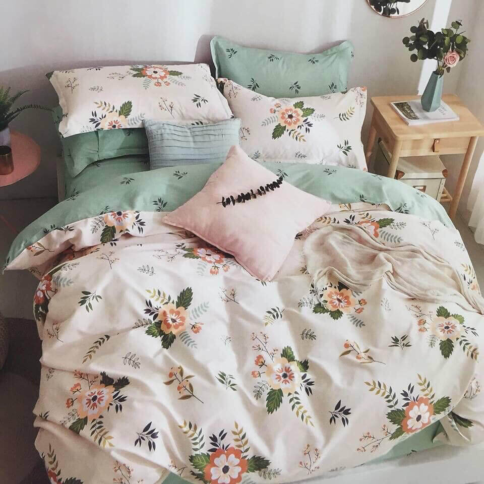 Mẫu chăn mền cotton lụa 5
