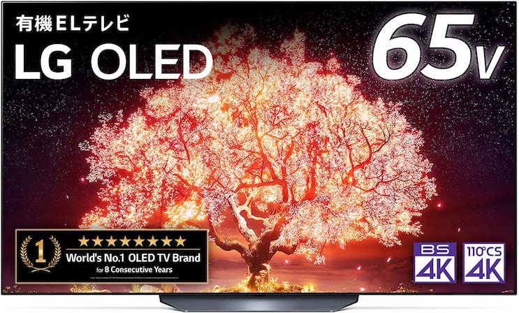 LG65型4K有機EL テレビ 