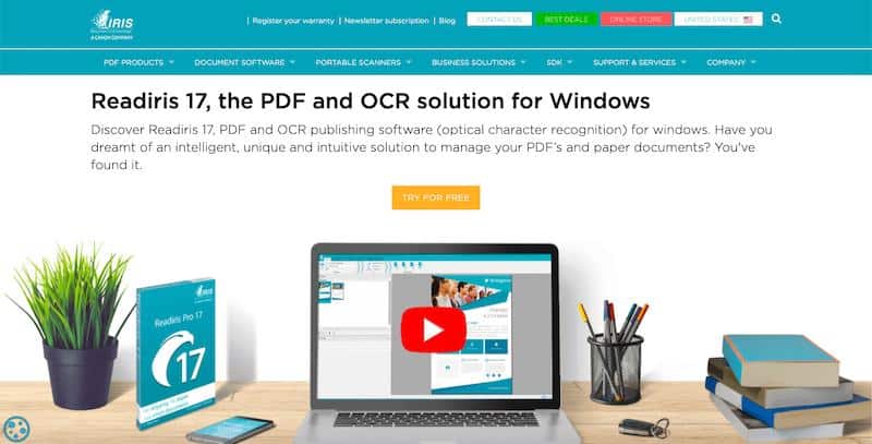 Readiris: PDF and OCR solution