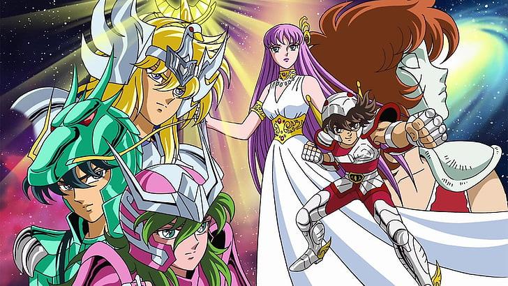 HD wallpaper: Anime, Saint Seiya, Andromeda Shun, Athena (Saint Seiya),  Cygnus Hyoga | Wallpaper Flare