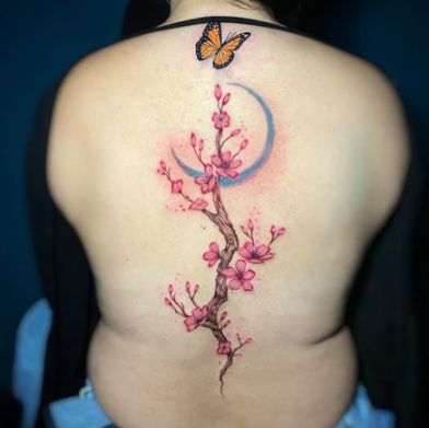 Back Tattoo For Girls