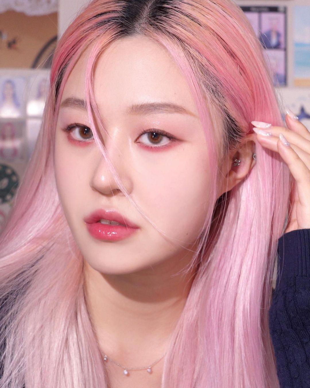 All-Pink Korean Makeup
