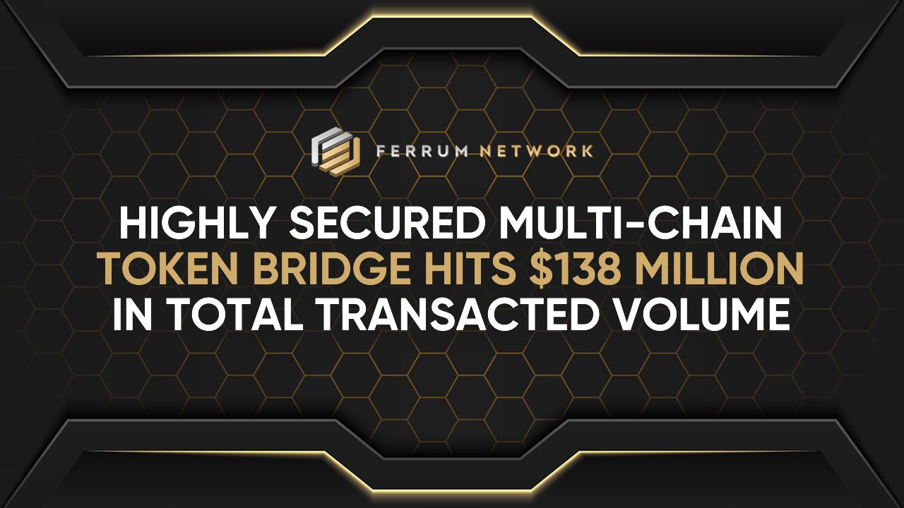 Ferrum’s Highly Secured Multi-Chain Token Bridge Hits $138 Million in Total Transacted Volume - 1