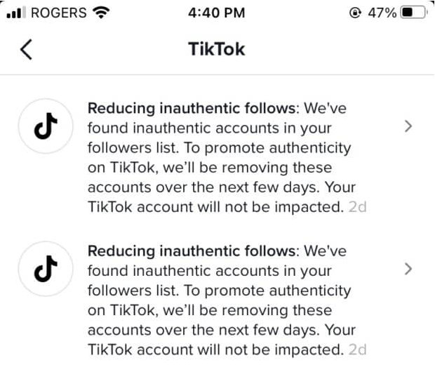 Mua follow Tiktok có thể bị ban