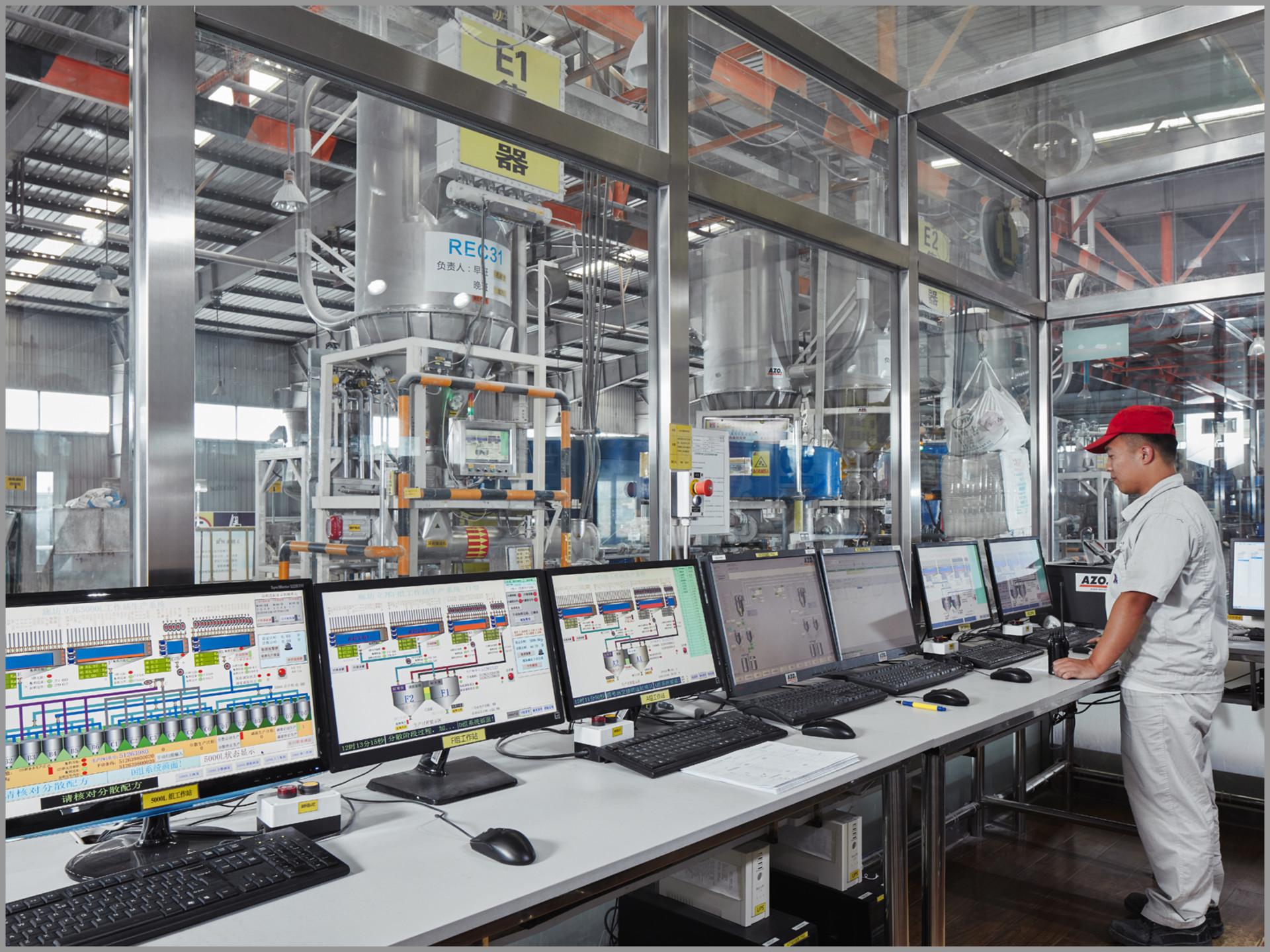 bulk powder automation facility management system
