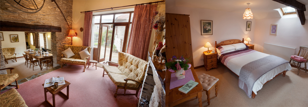 Enjoy a family holiday in The Old Granary cottage at Bampfield Farm, Devon. 