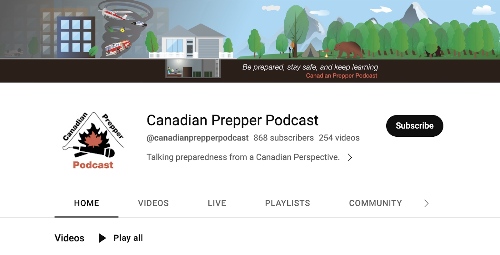 All About Canadian Prepper Podcast: Preparing For Emergencies And Surviving In The Wild