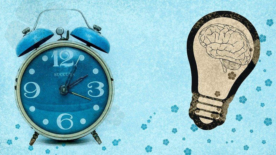 Time, Clock, Light Bulb, Brain, Idea, Thought, Deadline