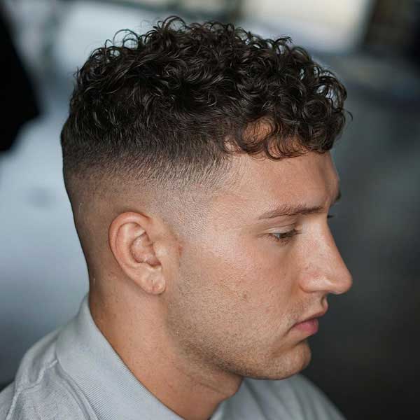 Short curly hairstyle