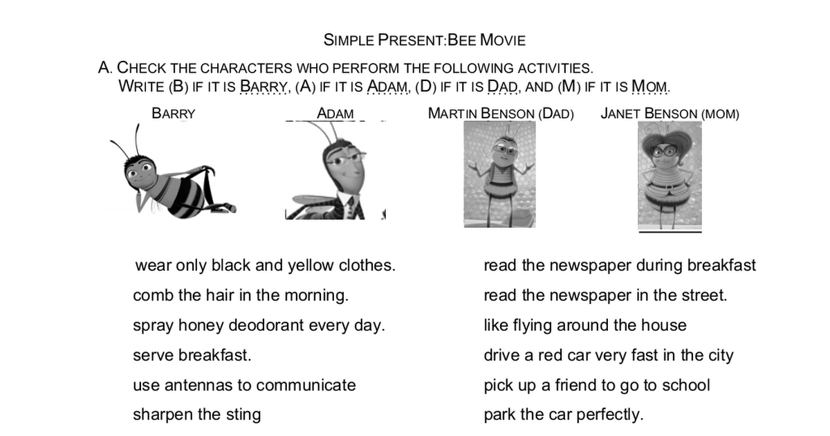 20 bee movie - present simple.doc - Google Drive