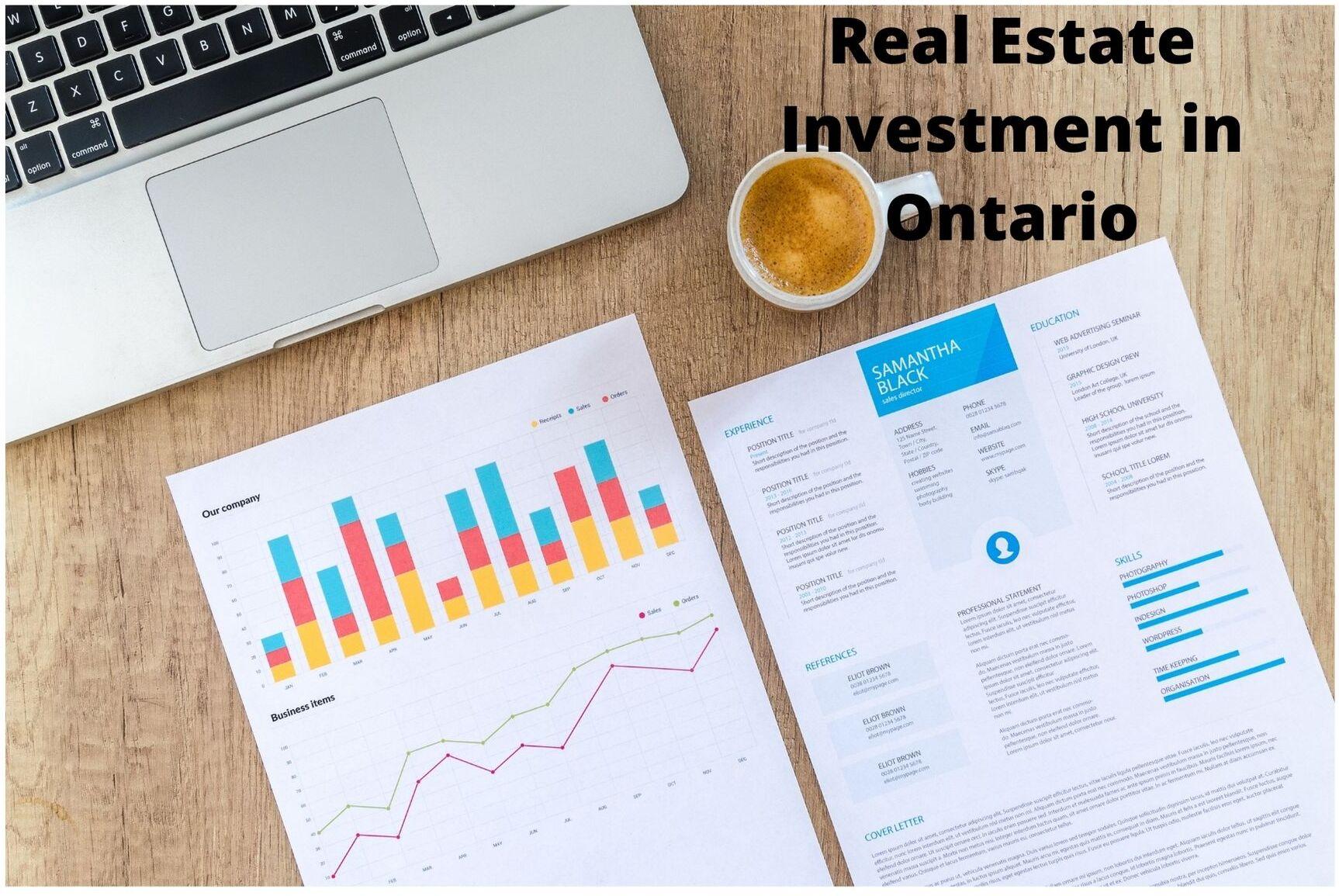 computer and market reports are used to calculate Real estate investment in Ontario 