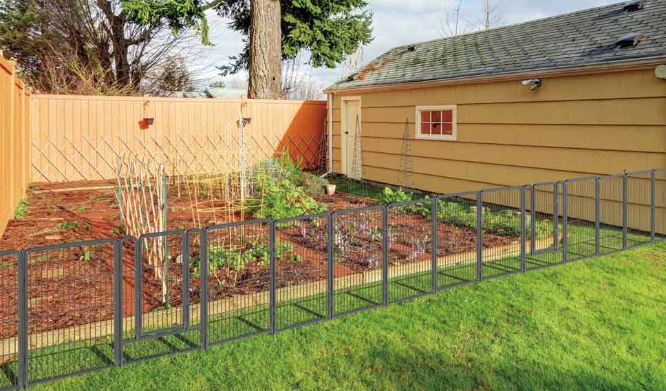 FXW Metal Fence Panels, vegetable garden fence ideas