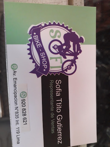 Opiniones de SOFI BIKE-SHOP en Lima - Tienda de bicicletas