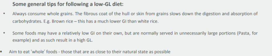 Excerpt of DNAfit Diet report showing actionable tips.