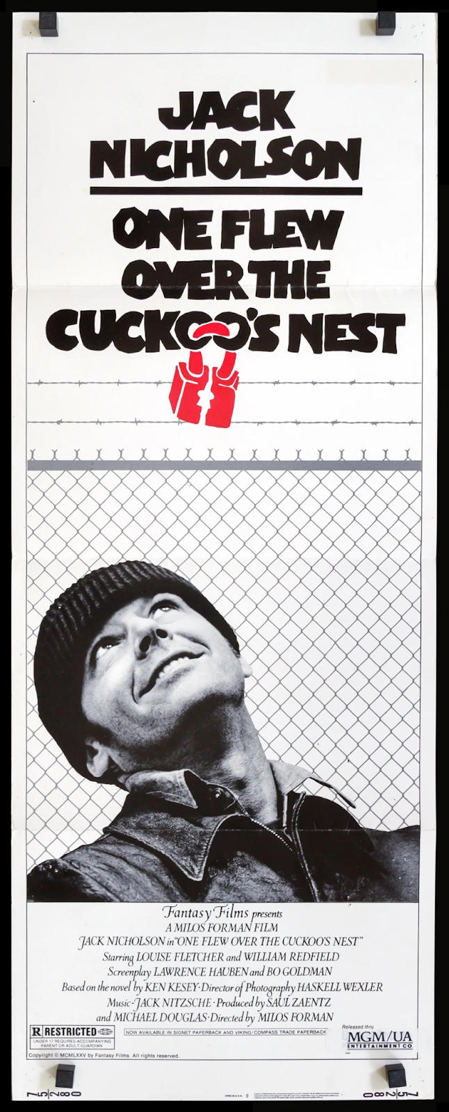 one flew over the cuckoos nest film poster