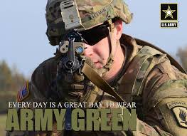 army green st. patrick's day military
