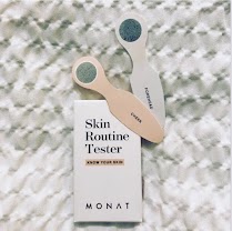 Skin routine test strips to help find out what which system works best for you!