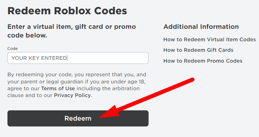 Carte-cadeau de Roblox (Code Electronique) - $50