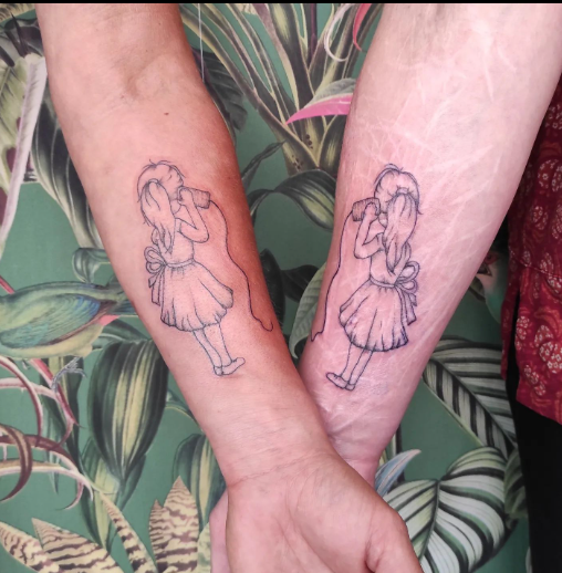 Girly Friendship Tattoo