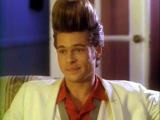 Brad Pitt hair in Johnny Suede