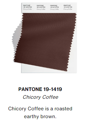 Warna coklat gelap untuk Musim Gugur/Musim Dingin 2022/2023 menurut Pantone. (sumber: Pantone)