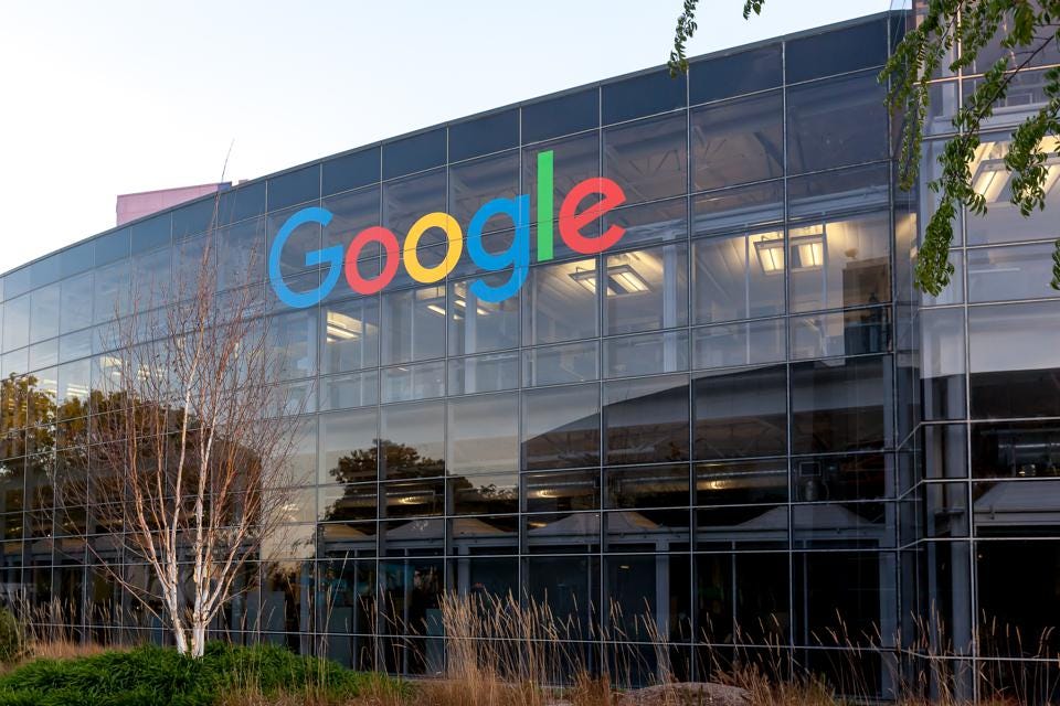 Mountain View, California, USA - March 30, 2018: One of the Building at Google's headquarters in... [+] Silicon Valley. Google is an American technology company that specializes in Internet-related services and products.