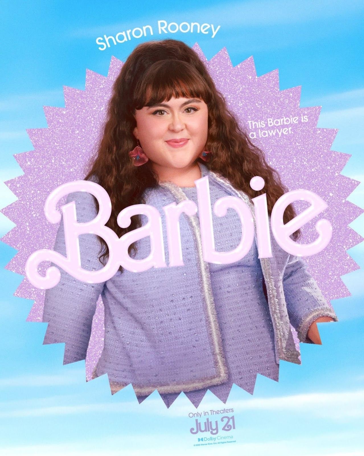 Fat is beautful — Sharon Rooney as Lawyer Barbie in Barbie