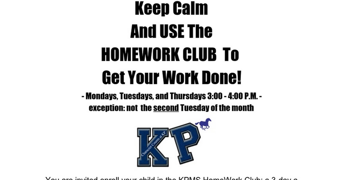 HWC Home Work Club Family Information