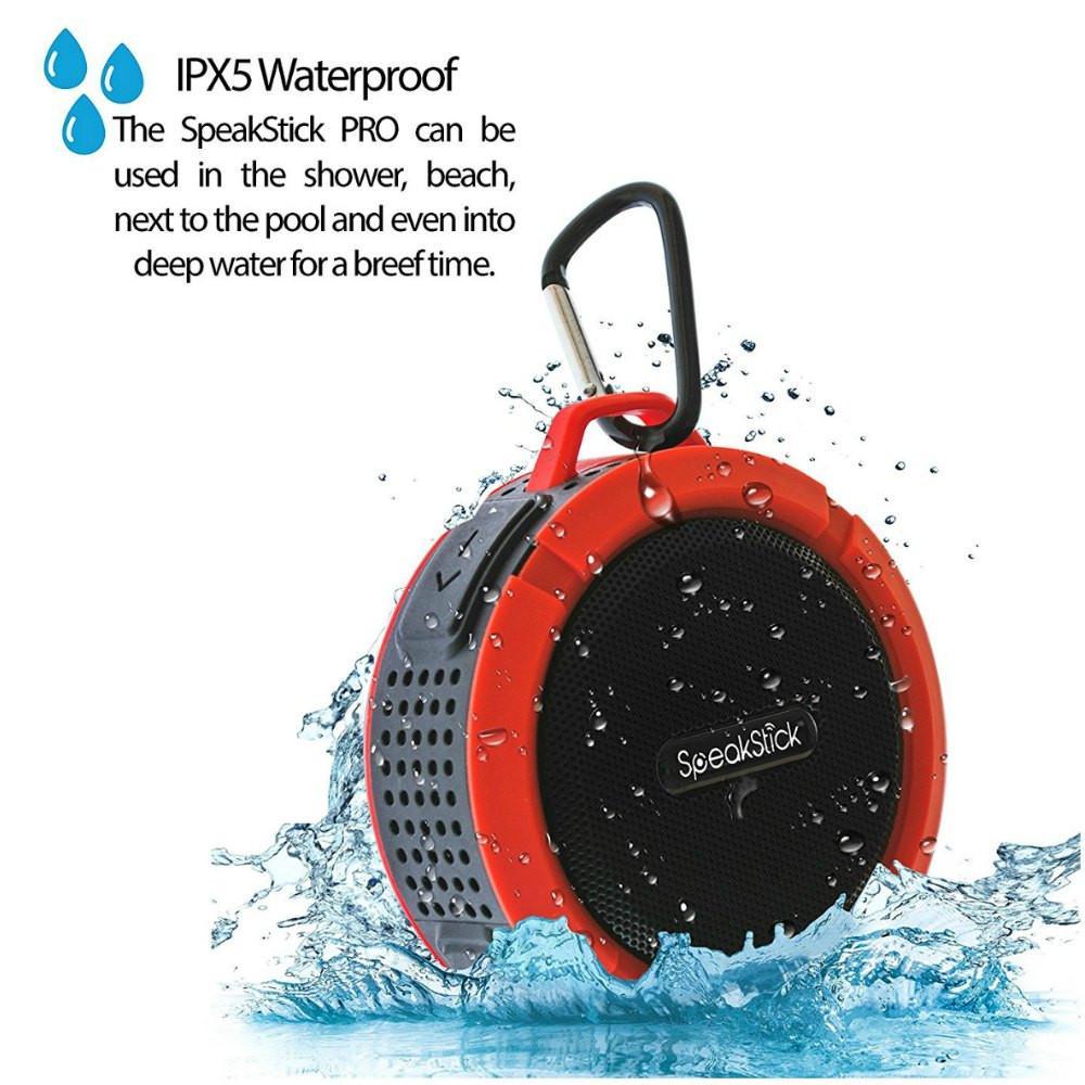 Waterproof Bluetooth Speaker Shockproof & Dustproof PRO. Red
