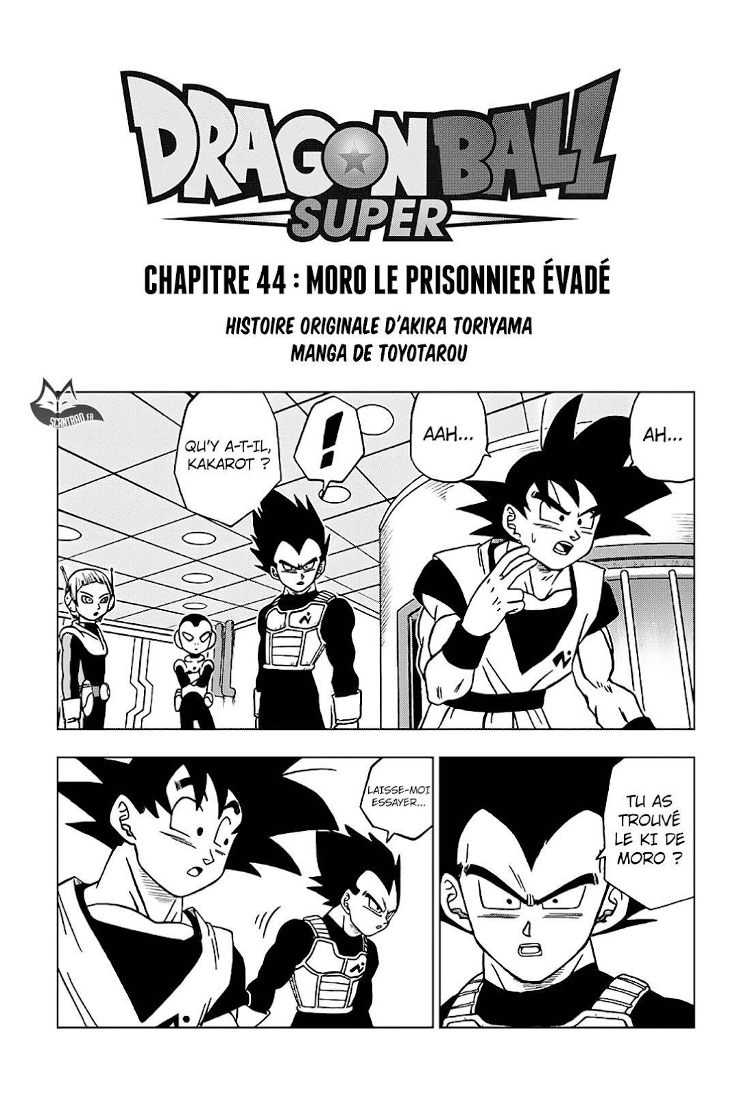 Dragon Ball Super Chapitre 44 - Page 1