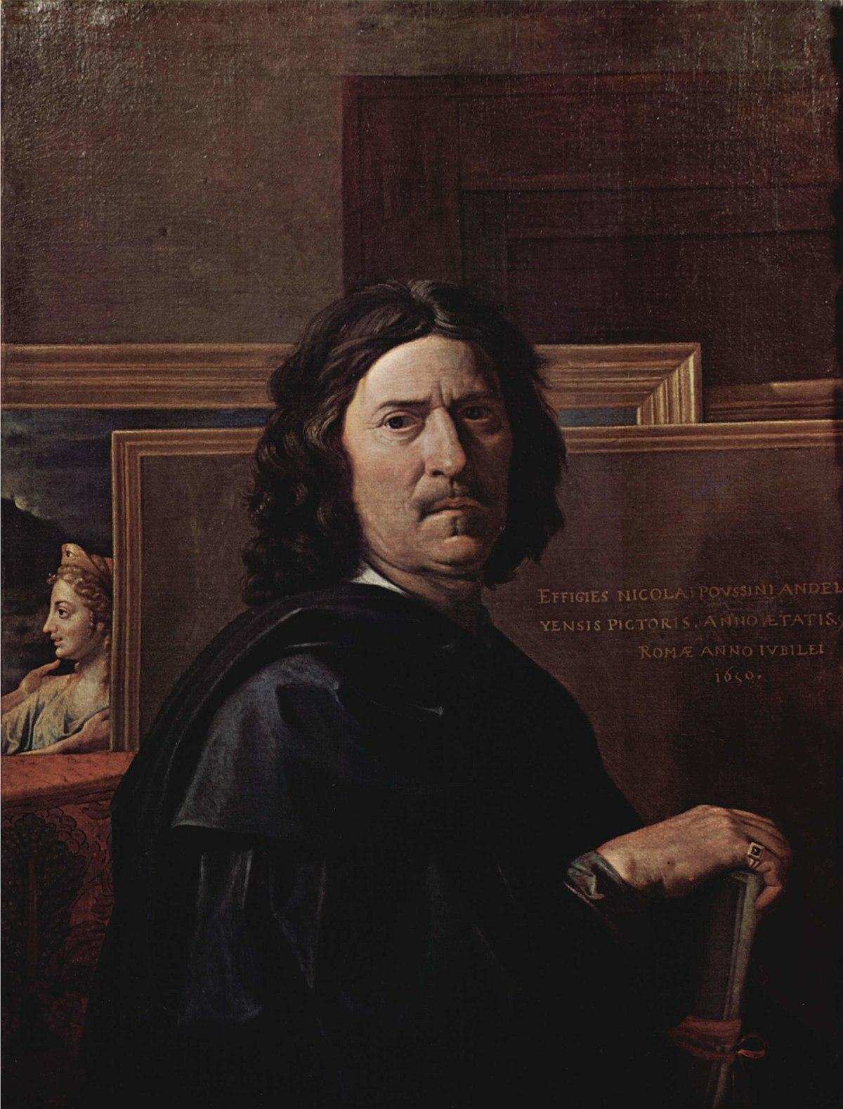 Nicolas Poussin Self-Portrait, Location: Louvre Museum, Paris