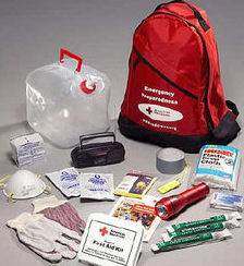 disaster kit from Alameda CERT website
