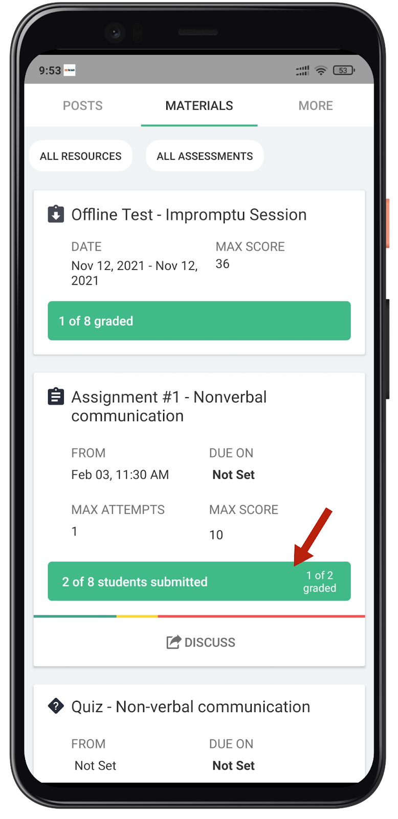 Teamie mobile apps update - native instructor grading