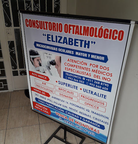 Opiniones de Consultorio Oftalmológico Elizabeth en Santiago de Surco - Oftalmólogo