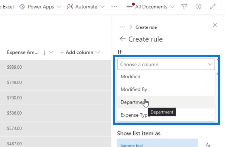 View Formatting In SharePoint