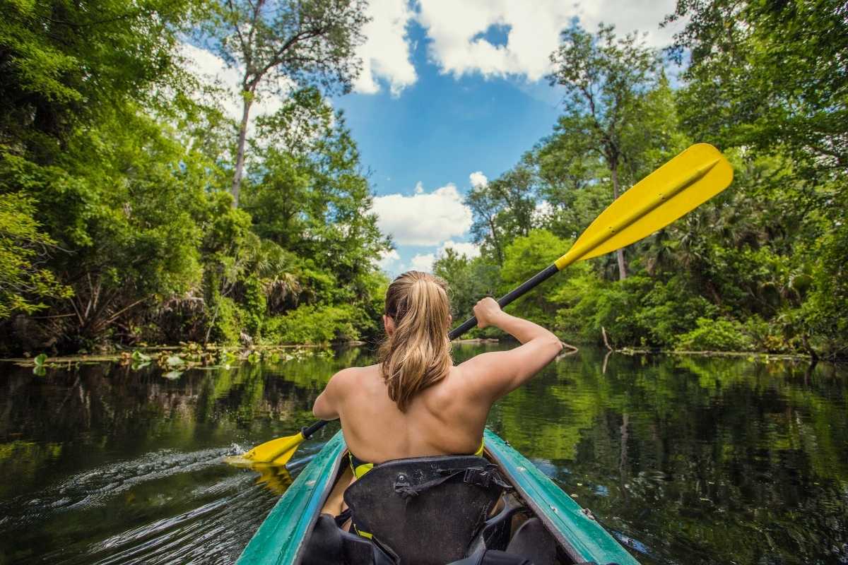 kayaking camping trips near me