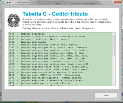 Software Compilazione Modello F23
