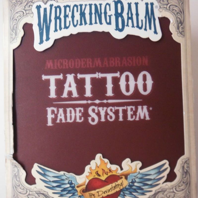 Wrecking Balm Tattoo Fade System #tattooremovalcream #tattooremoval