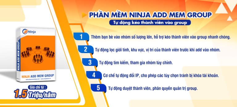 phần mềm thêm thành viên vào nhóm tự động