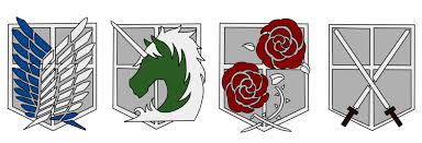 AOT all symbols (except walls) | Attack on titan symbol, Attack on titan,  Attack on titan anime