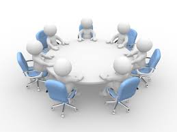 Image result for icon for round table discussion