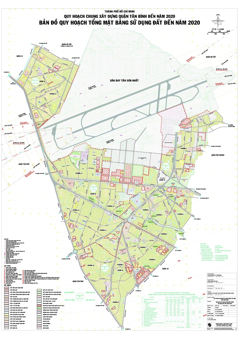 Bản đồ quy hoạch huyện Tân Bình